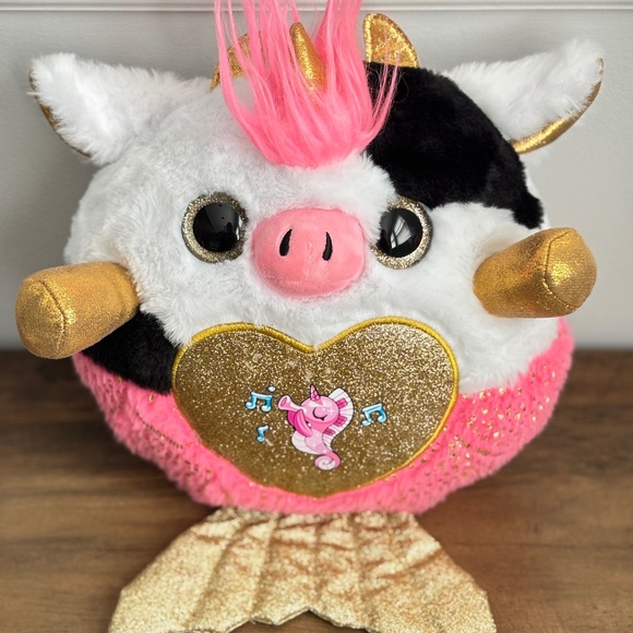 Rainbocorns Mermaidcorn COW Collectible Cuddle Plush Mermaid Stuffed Animal ZURU - Picture 1 of 10